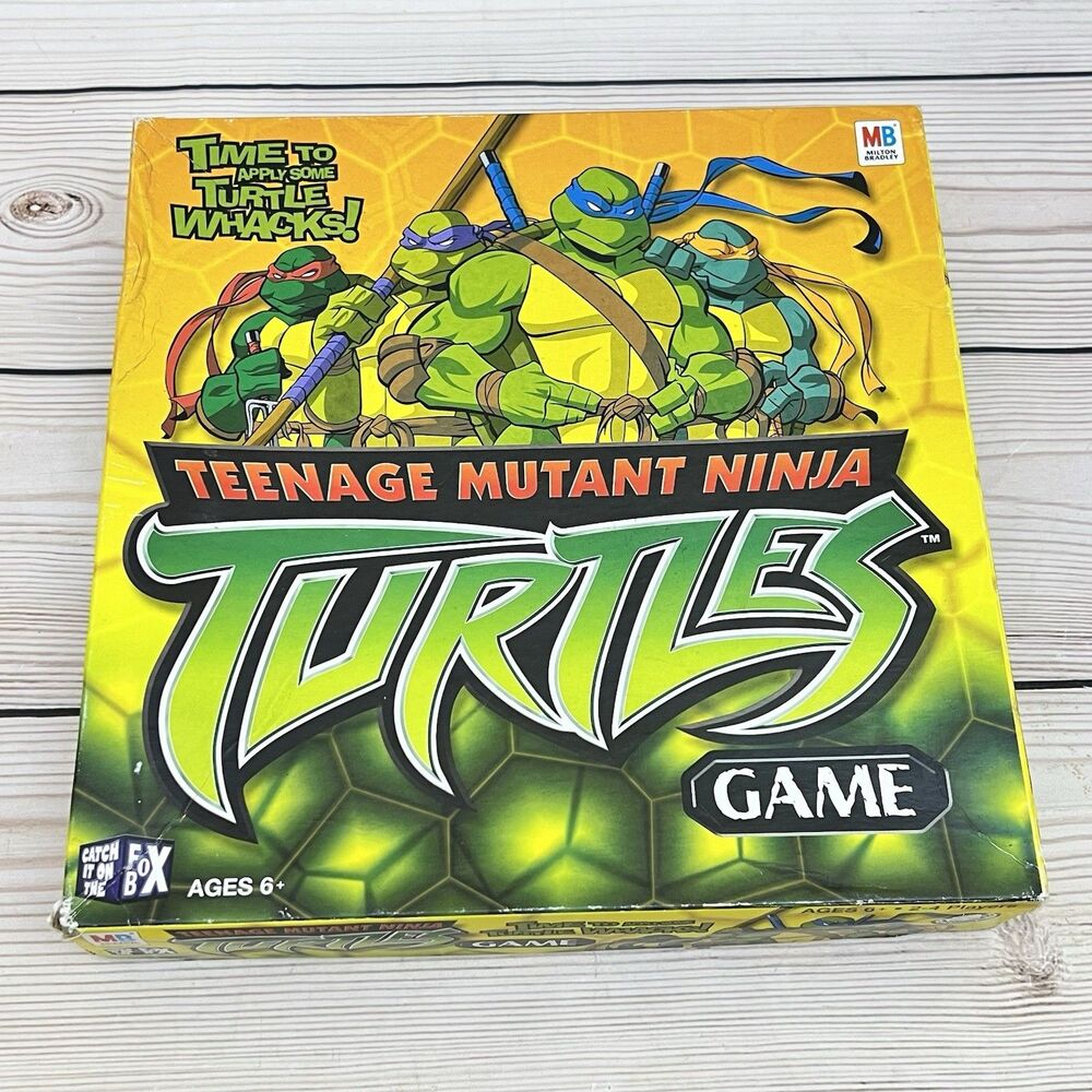 Vintage TMNT 2003 Teenage Mutant Ninja Turtles Board Game Milton Bradley *READ*